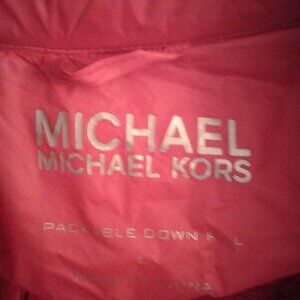 Michael kors light jacket new not worn size lg beautiful color